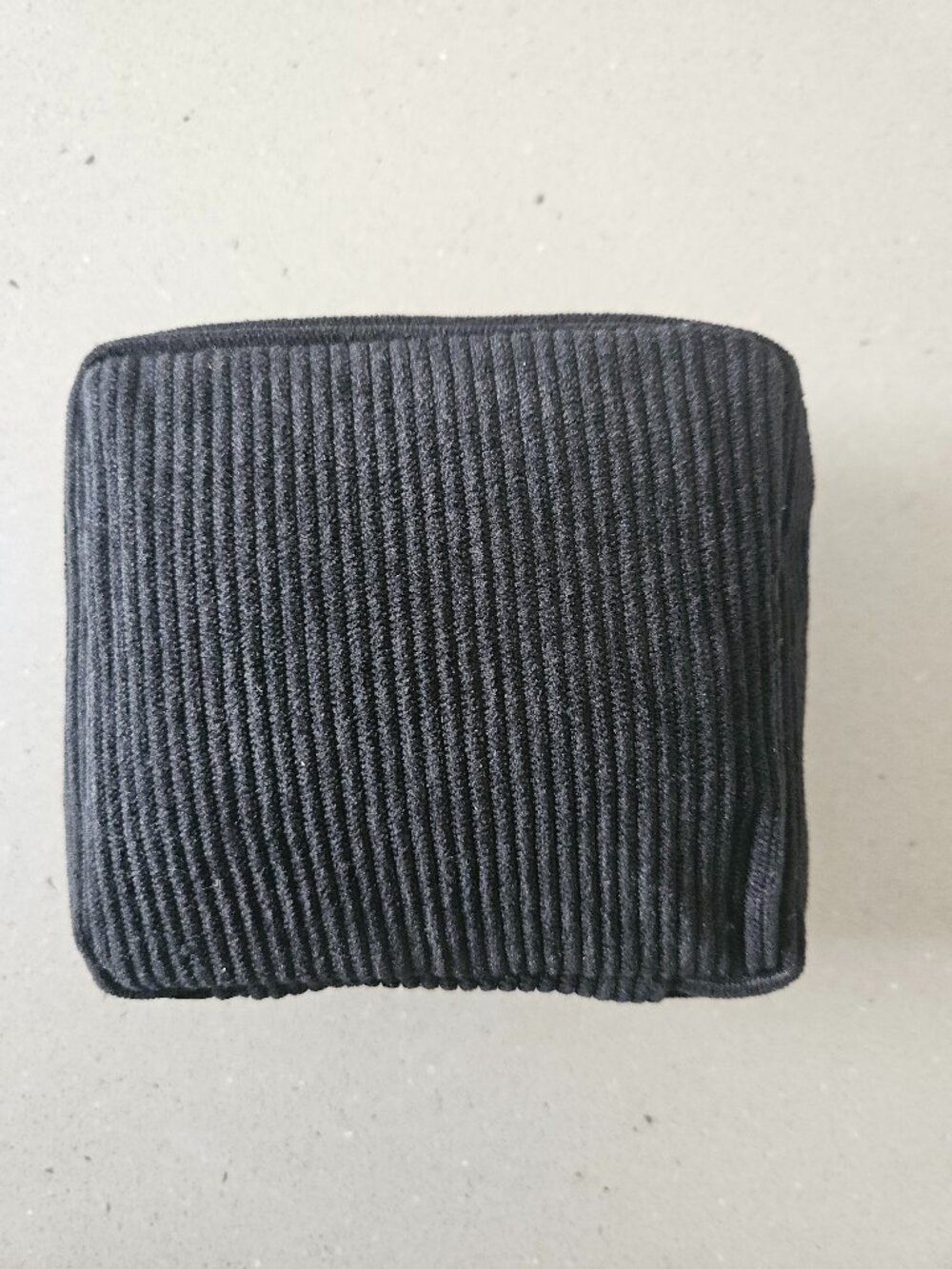 1 Pc. Portable Sanitary Napkin Storage Bag Discreet - Black Corduroy